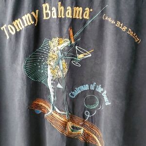 Men's Tommy Bahama 100% Silk Embroidered shirt